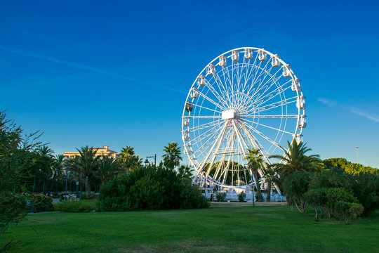 Ferris wheel of Olbia, Sardinia