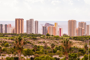 Fototapeta premium Benidorm, Comunidad Valenciana, España
