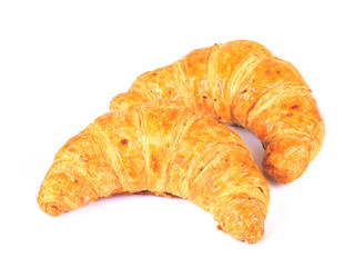 Freshly Croissant Isolated on White background