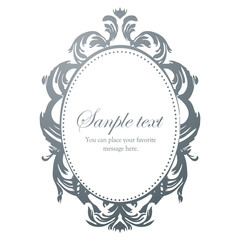 美しいビンテージ調フレーム素材　アンティーク　ラグジュアリー　ロイヤル　デコレーション　