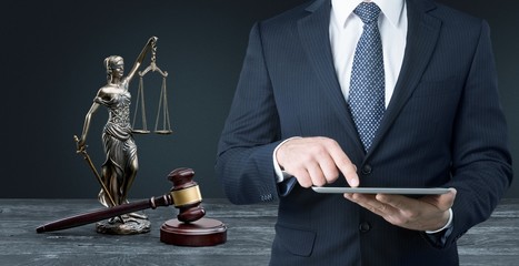 Lawyer table attorney authority background balance black