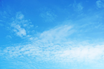The clouds The beautiful blue sky
