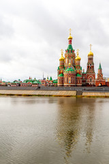 Obraz premium Annunciation Cathedral in the city center, Yoshkar-Ola city, Mari El Republic, Russia