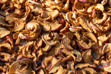  piece of cut red dried apples