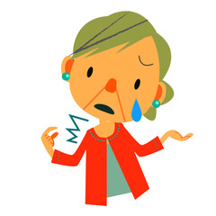 シニア　女性　肩こり