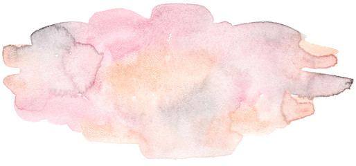 Watercolor texture. Pink watercolor background. Wedding design. Rainbow texture