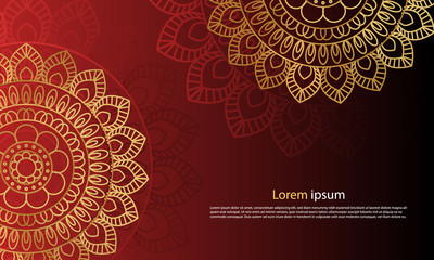 Abstarct Diwali lamps pattern and invitation card pattern