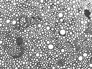 background bubbles imitating polystyrene conglomerate