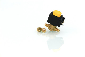 A solenoid valve is an electromechanicaly operated valve.