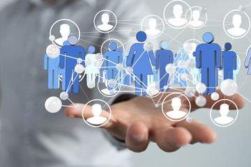 Unity and teamwork concept