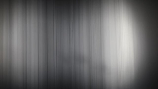 Syntepone production close-up. Non-woven material in a factory close-up