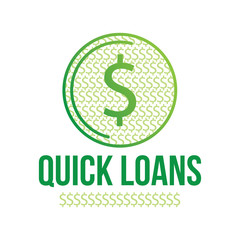 Vector logo of the company loans and quick loans