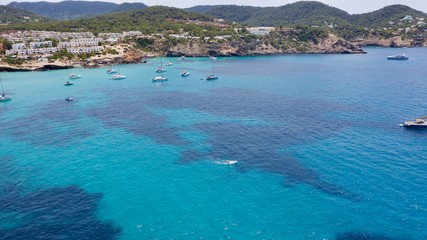 Obraz premium Playa de Cala Tarida Ibiza 