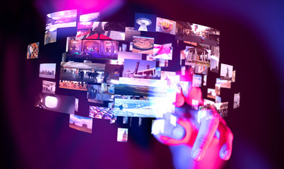 Internet broadband and multimedia streaming entertainment