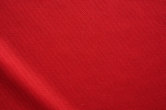 Red sports clothing fabric football jersey texture close up Stock Photo |  Adobe Stock