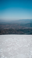 stunning snowfields Los Angeles National Forest, Mount Baldy