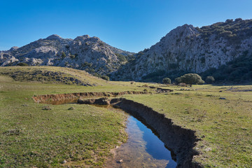 Plains of the Republican in Villaluenga del Rosario, Cadiz. Spain