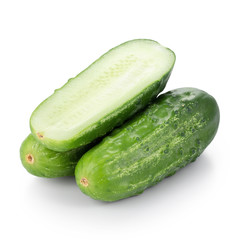 Fresh cucumbers