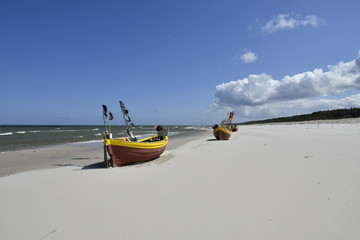 The Kashubian fishing boats from Debki