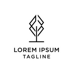 Obraz premium Initial letter RB Tree logo design template