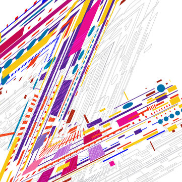 Abstract background with lines