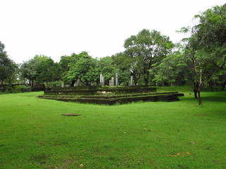 Fototapeta na wymiar Ruins in Polonnaruwa, Sri Lanka