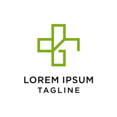 Letter IG Medical Creative Vector Logo Design