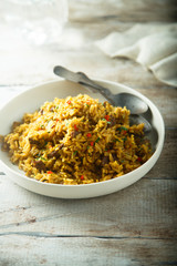 Spicy vegan rice