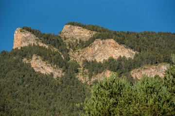 Mountain in Andorra in Summer. 