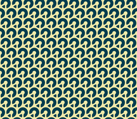 Circle shapes seamless pattern. Geometric abstract circle mosaic. Decorative backdrop for wallpaper, pattern fills, web page background, surface textures.