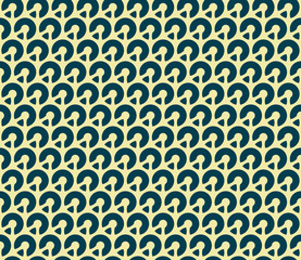 Circle shapes seamless pattern. Geometric abstract circle mosaic. Decorative backdrop for wallpaper, pattern fills, web page background, surface textures.