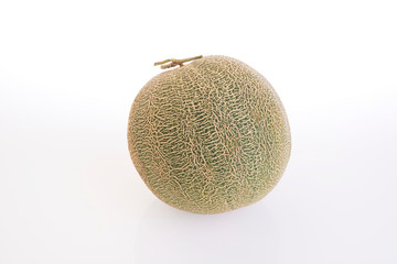 melon on white background
