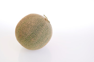 melon on white background