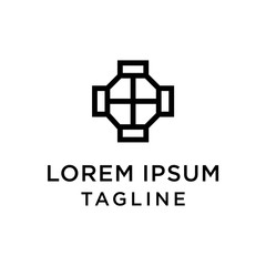 pharmacy health cross vector icon logo design