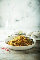 Spicy vegan rice