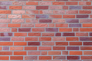 Brick wall in a background image.