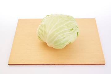 cabbage on a chopping board