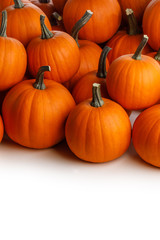 Many pumpkins background