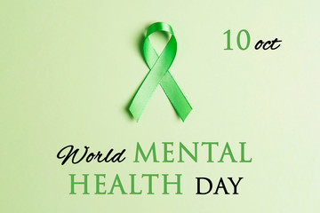 World mental health day concept.