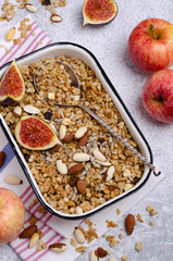 Granola with fruit