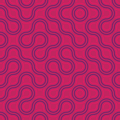 Seamless abstract psychedelic textile pattern. Multicolor modern stylish background cover geometric shapes.