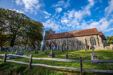 Fototapeta na wymiar 12th Century Brede Church, East Sussex, England