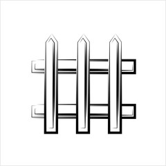 Fence Icon, Area Enclosure Icon