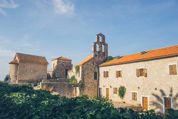 Fototapeta na wymiar view of the old town of budva, montenegro