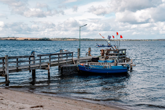 a small fishing harbor in Rewa