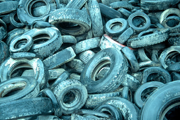 Old tires. 
