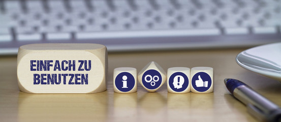 Einfach zu benutzen 
