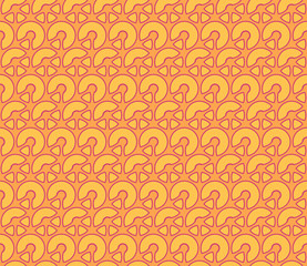Seamless geometric pattern with circles. Textile printing, fabric, package, cover, greeting cards.