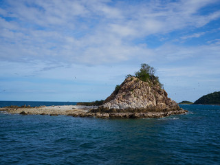 Naklejka premium island in the sea