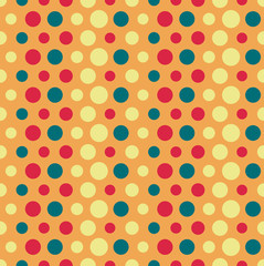 Abstract seamless bubble pattern. Background design for prints, textile, fabric, package, cover, greeting cards.